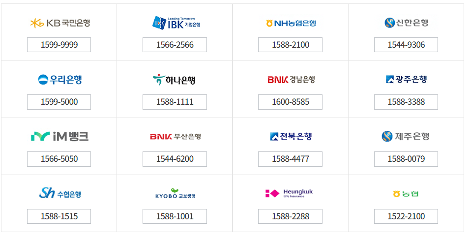 취급 금융기관